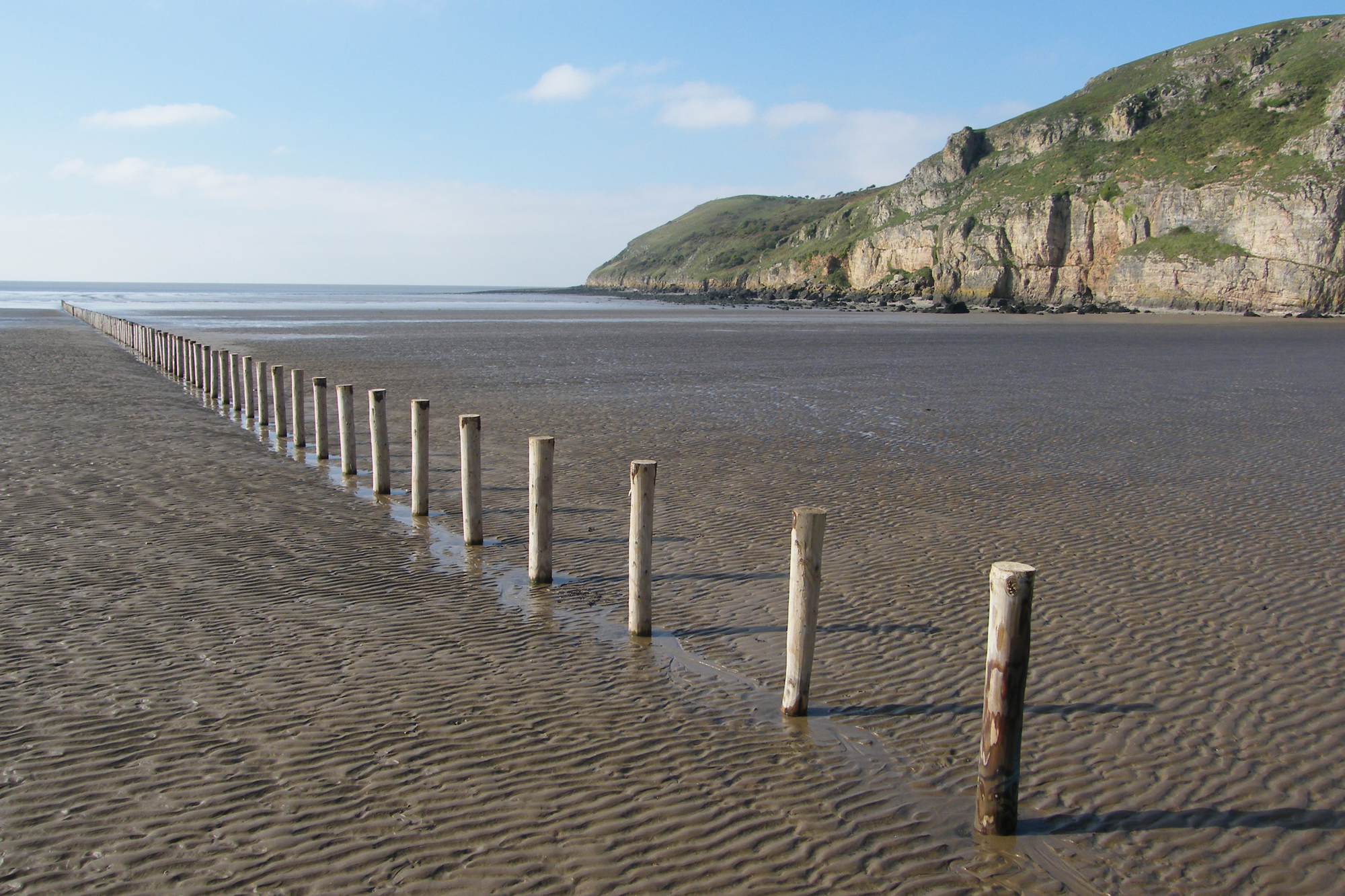 Brean Beach in Somerset, Where Many Important Scenes in the Period Drama Take Place