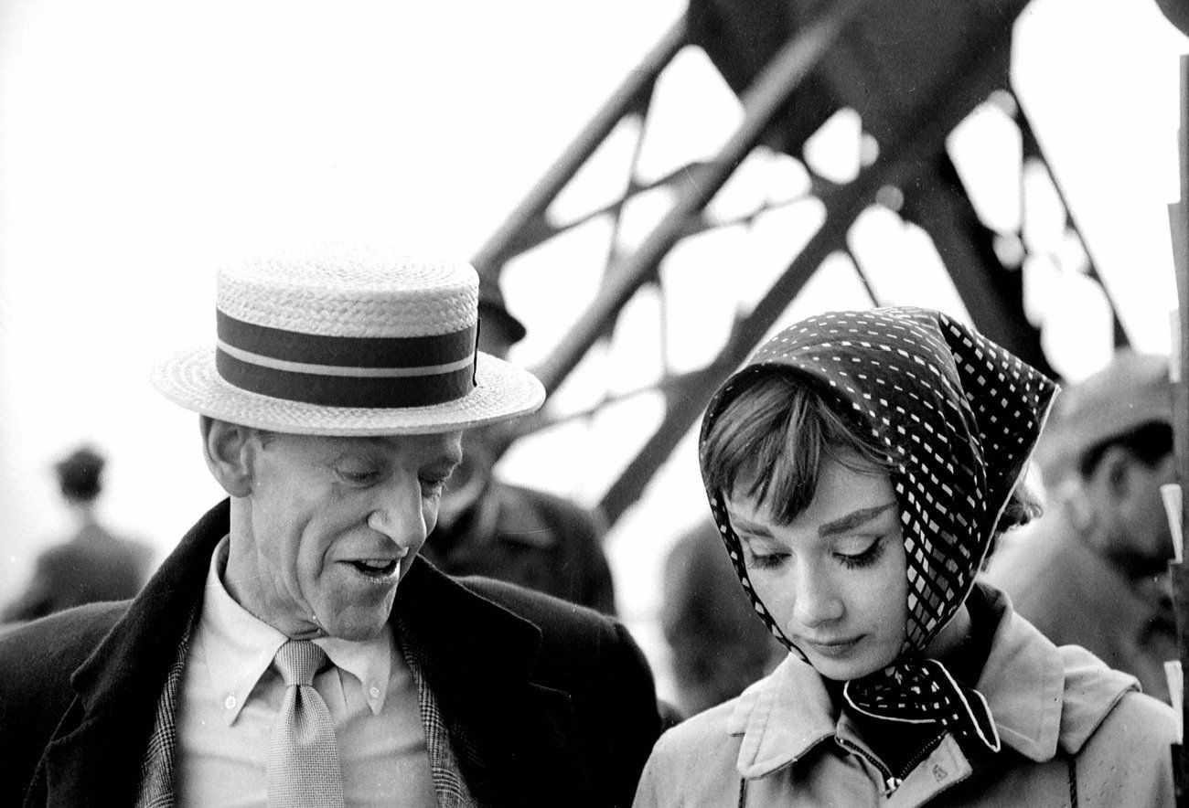 Audrey Hepburn, Funny Face and the Circular Organic Raincoat for Jumping in Puddles!