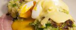 Bubble and Squeak with Ham, Poached Egg and Mustard Hollandaise