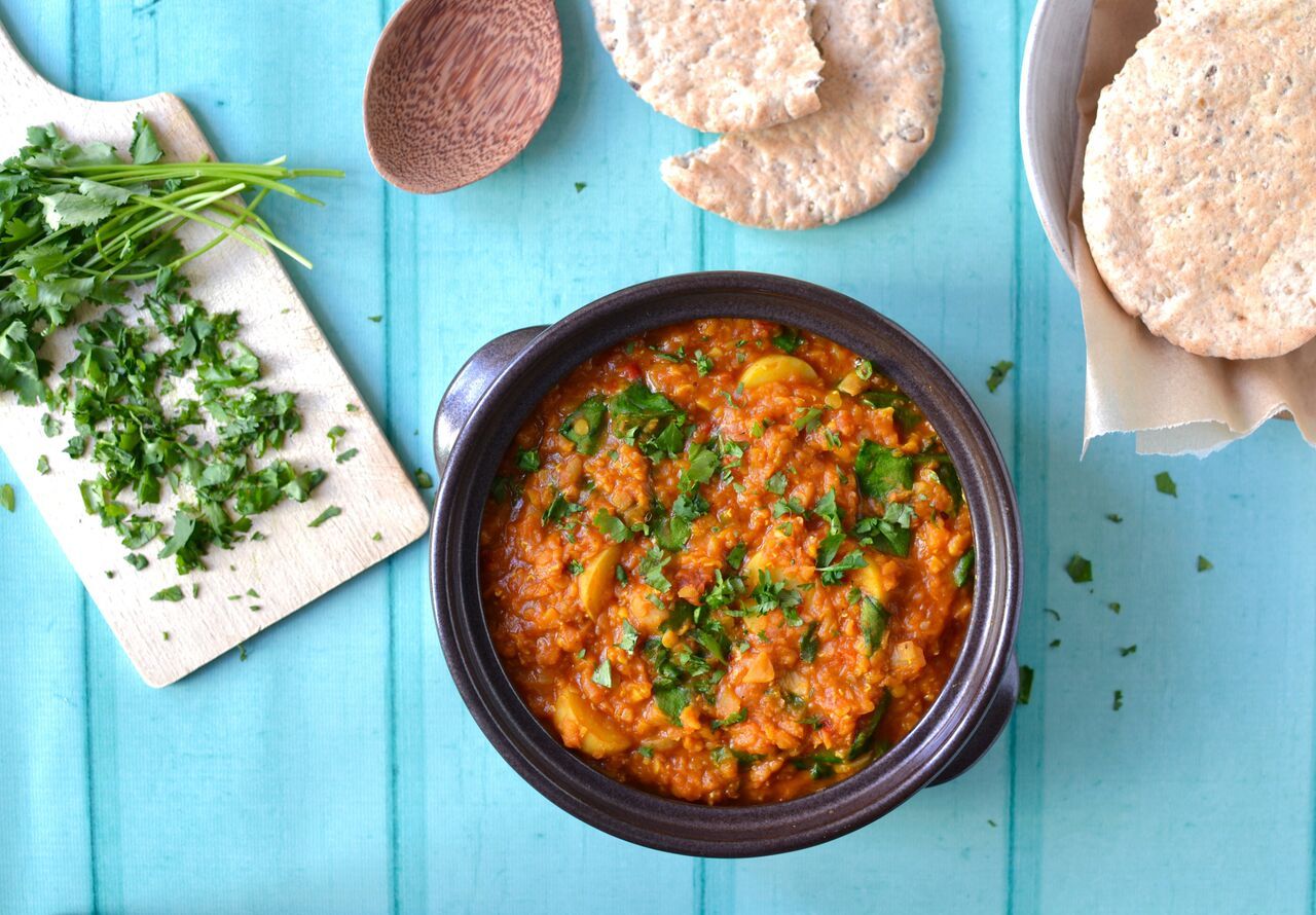 Red Lentil, Spinach & Baobab Curry