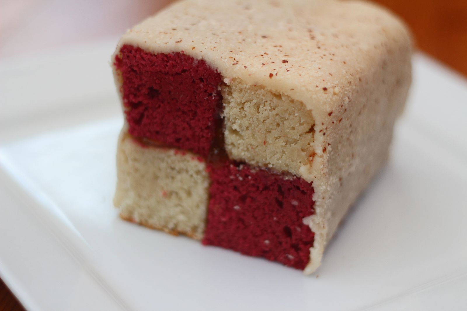 Wow Battenberg Cake without Sugar!