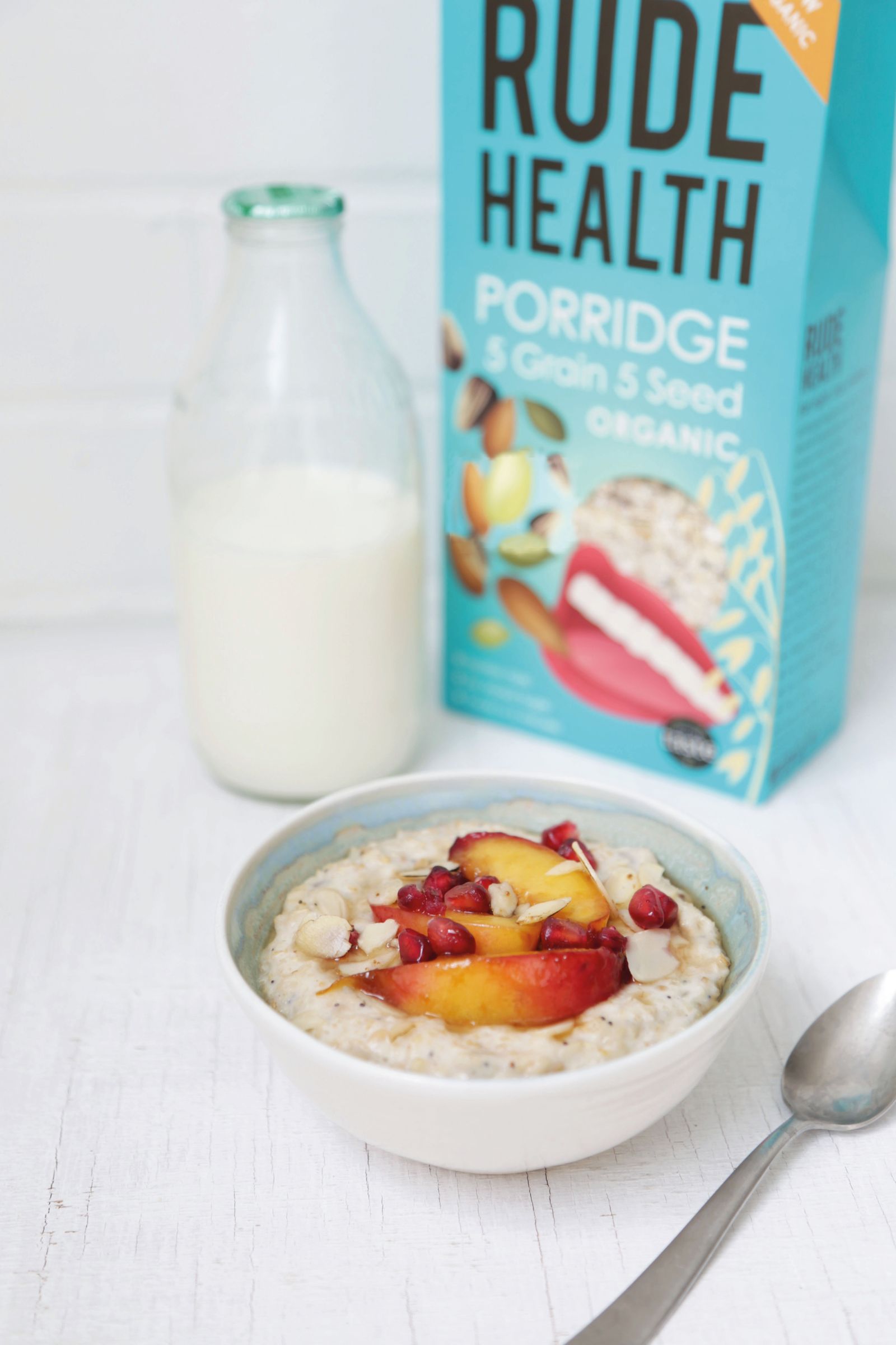 Peach and Pomegranate Porridge