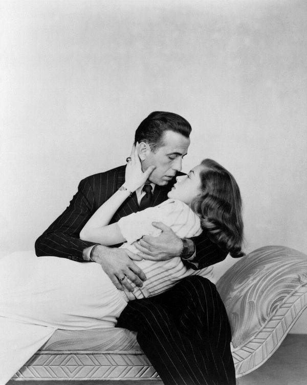 Style Icons: Lauren Bacall, The Film Noir Tom Boy in the Eternal Masculine Meets Feminine Trouser Suit