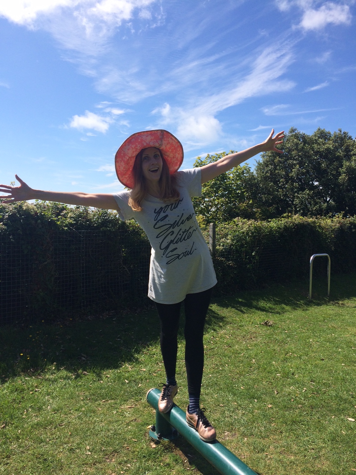 Journalist Alison Jane Reid at the Green Gym