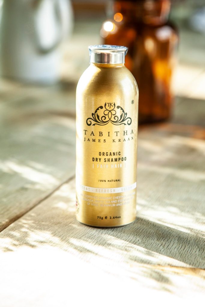 Tabitha James Kraan organic dry shampoo