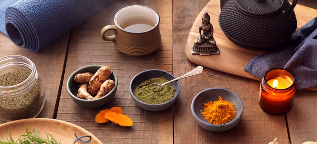 Organic Turmeric Root and Matcha Green Tea