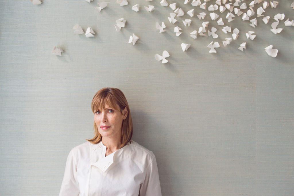 Chef Skye Gyngell. Portrait by Amber Rowlands