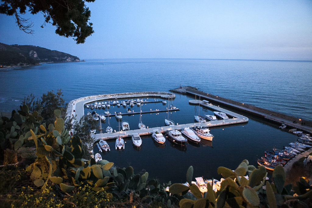 The marina at Sperlonga on Italy's unspoiled Tyrrhenian Coast