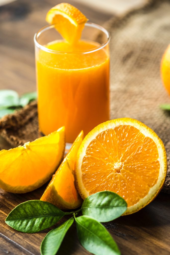 Glass of blended fresh orange juice. Picture by Rawpixel