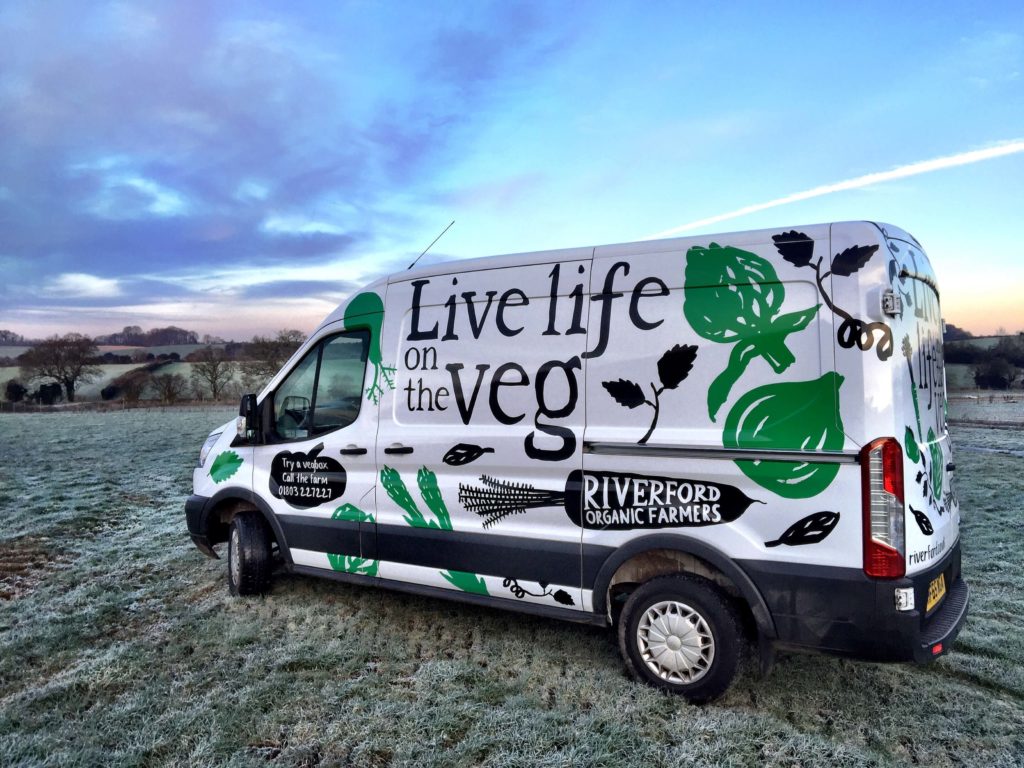 The Riverford Organic Veg Delivery Van