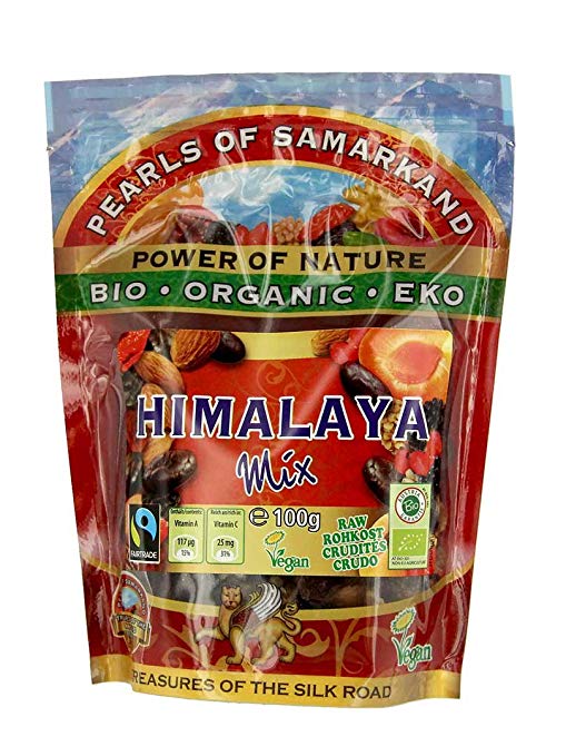 A bag of the editor's favourite trail mix, Pearls of Samarkand Himalaya Mix.