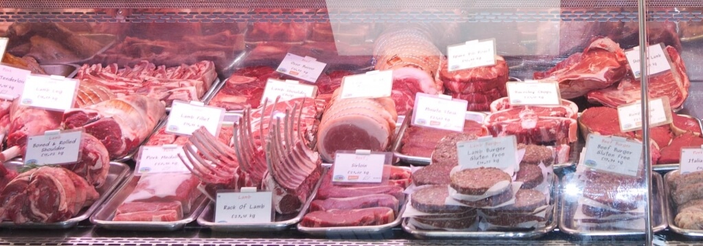 Freshly butchered organic and biodynamic meat from Tablehurst Farm.