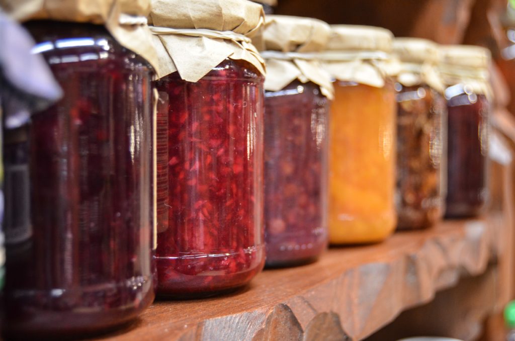 Organic fresh fruit preserves. Photo courtesy of Pixabay from Pexels.